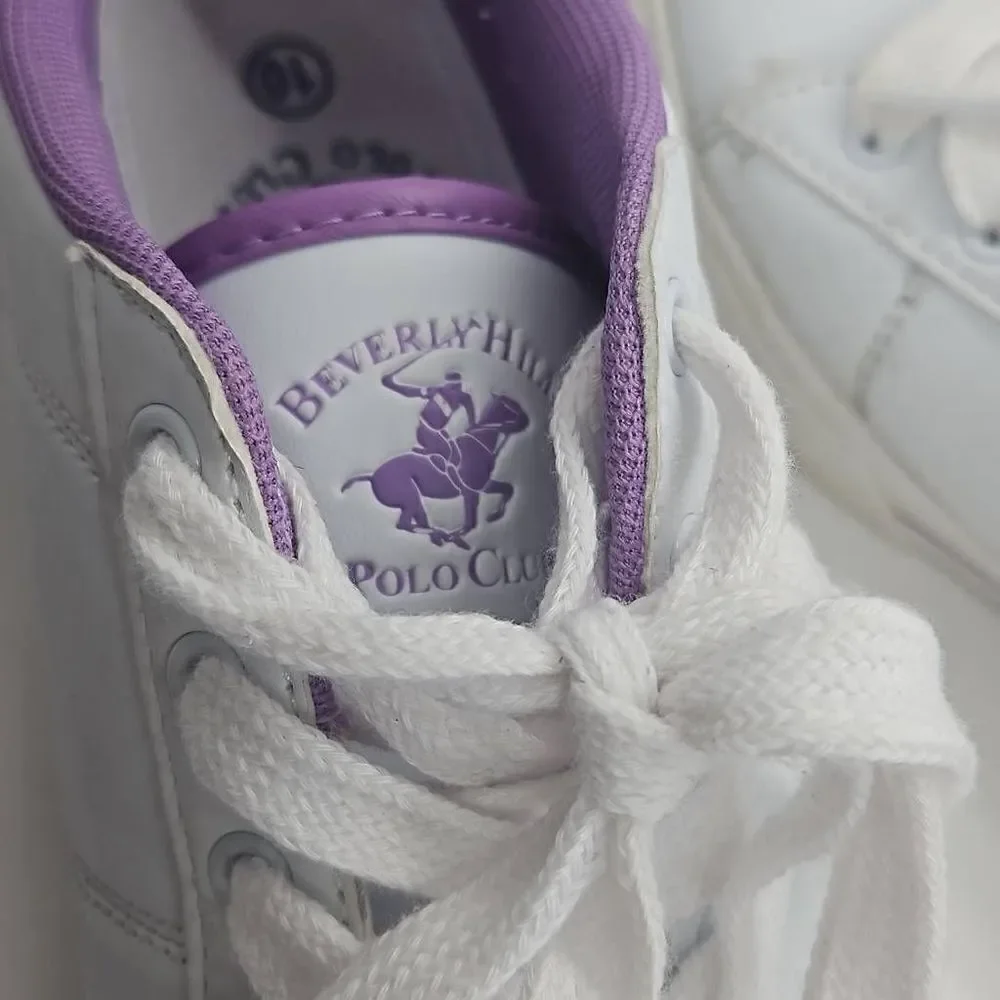 Beverly Hills Polo Club Purple Lace Up Sneaker Size 10